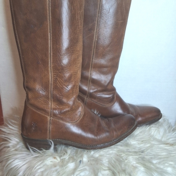 Frye Unisex Rider Pull On Boots W 9.5 M 7.5B - Picture 16 of 16